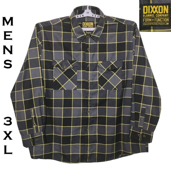 DIXXON Other - DIXXON The SWARM Flannel Shirt - Men's 3XL - OG 2018 Pre-Pleat RARE